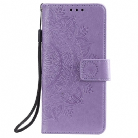 Flip Case Für Xiaomi Redmi 9 Sonnenmandala