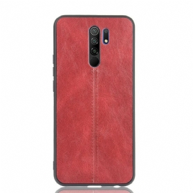 Handyhülle Für Xiaomi Redmi 9 Couture-ledereffekt