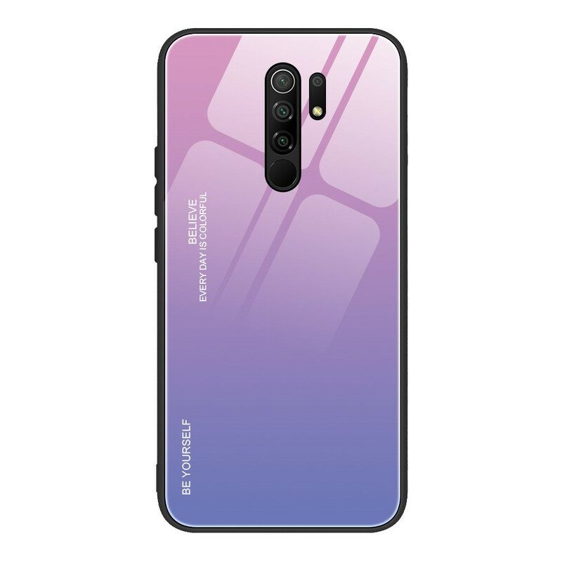 Handyhülle Für Xiaomi Redmi 9 Gehärtetes Glas. Sei Du Selbst