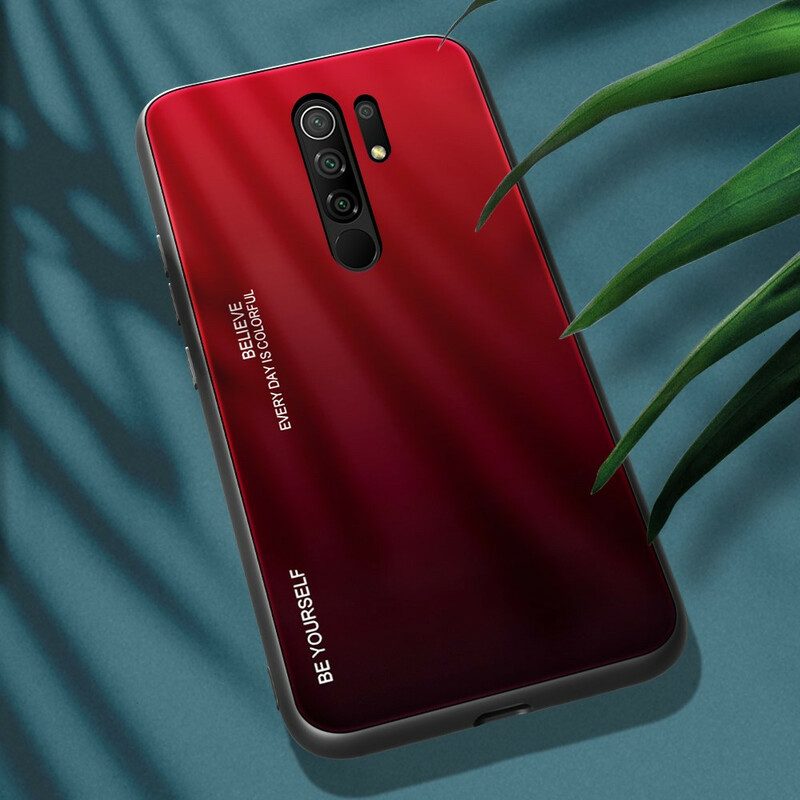 Handyhülle Für Xiaomi Redmi 9 Gehärtetes Glas. Sei Du Selbst