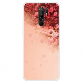 Hülle Für Xiaomi Redmi 9 Nahtloser Romantischer Baum