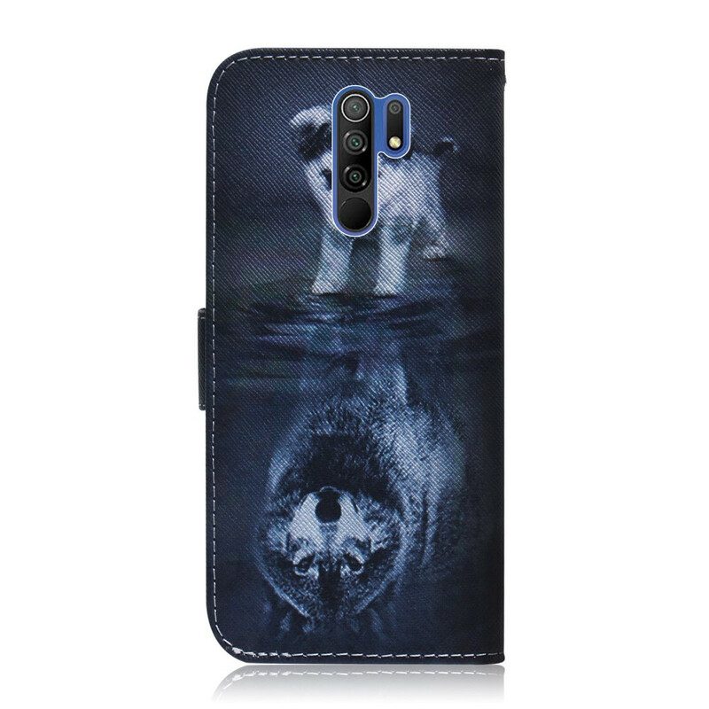 Lederhüllen Für Xiaomi Redmi 9 Ernesto Der Wolf