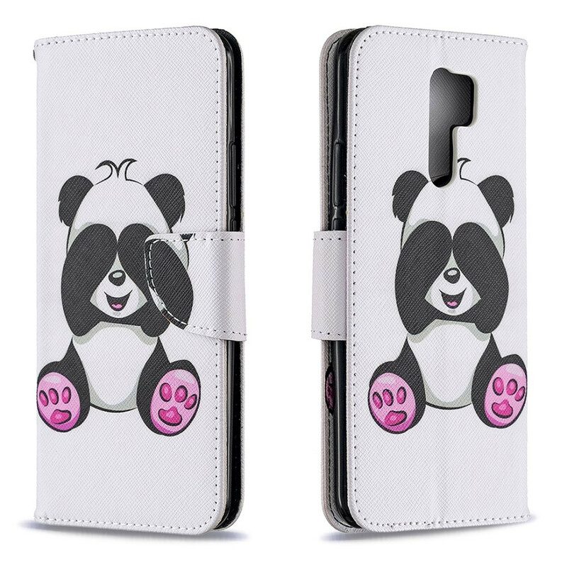 Lederhüllen Für Xiaomi Redmi 9 Panda-spaß