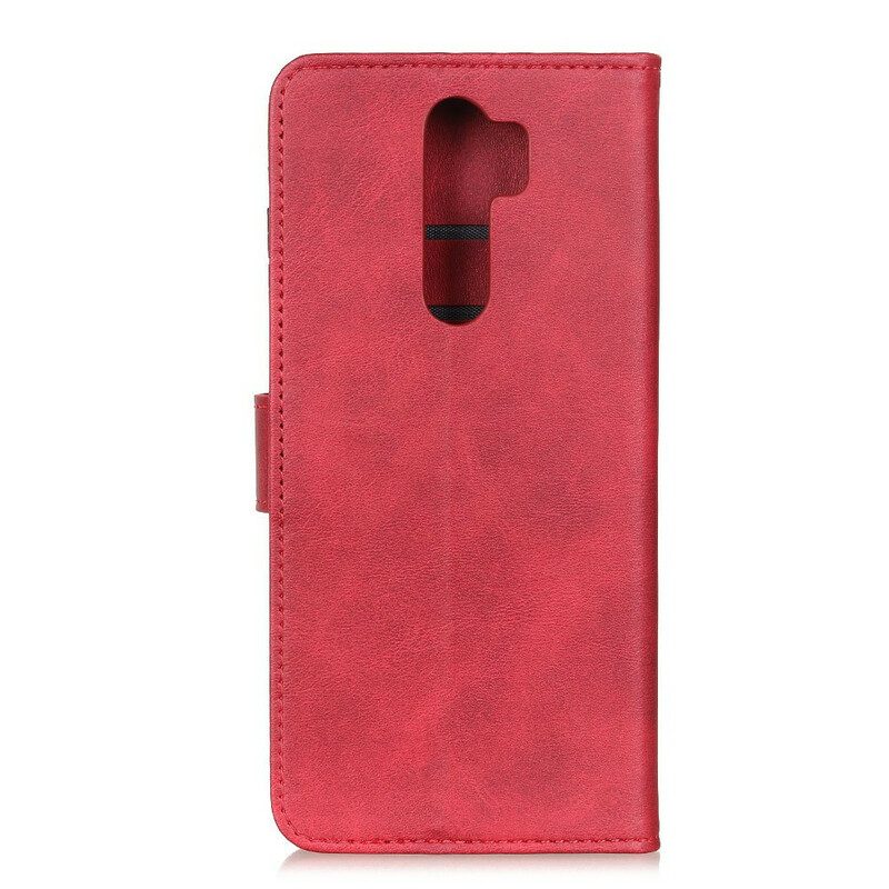 Lederhüllen Für Xiaomi Redmi 9 Retro-mattledereffekt