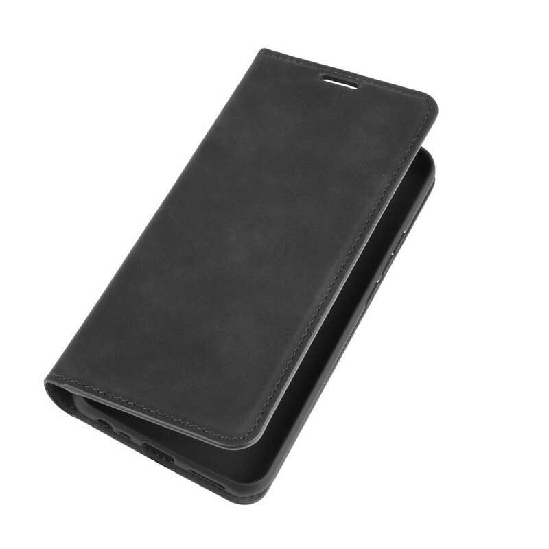 Schutzhülle Für Xiaomi Redmi 9 Flip Case Weicher Ledereffekt