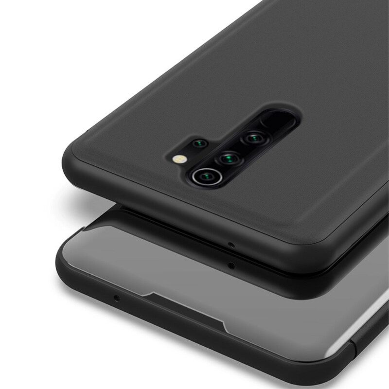 Schutzhülle Für Xiaomi Redmi 9 Spiegel Und Kunstleder