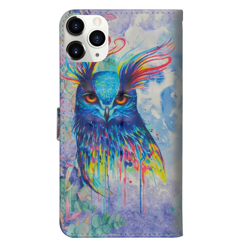 Flip Case Für iPhone 12 Mini Aquarellvogel