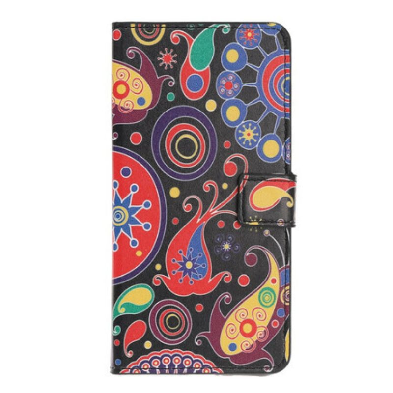 Flip Case Für iPhone 12 Mini Galaxy-design