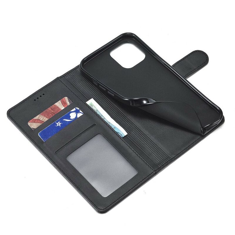 Flip Case Für iPhone 12 Mini Lc.imeeke Ledereffekt