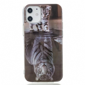 Handyhülle Für iPhone 12 Mini Ernst Der Tiger