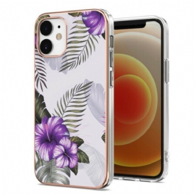 Handyhülle Für iPhone 12 Mini Violette Blumen