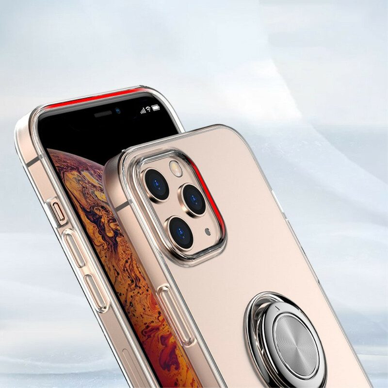 Hülle Für iPhone 12 Mini Transparent Mit Ringunterstützung