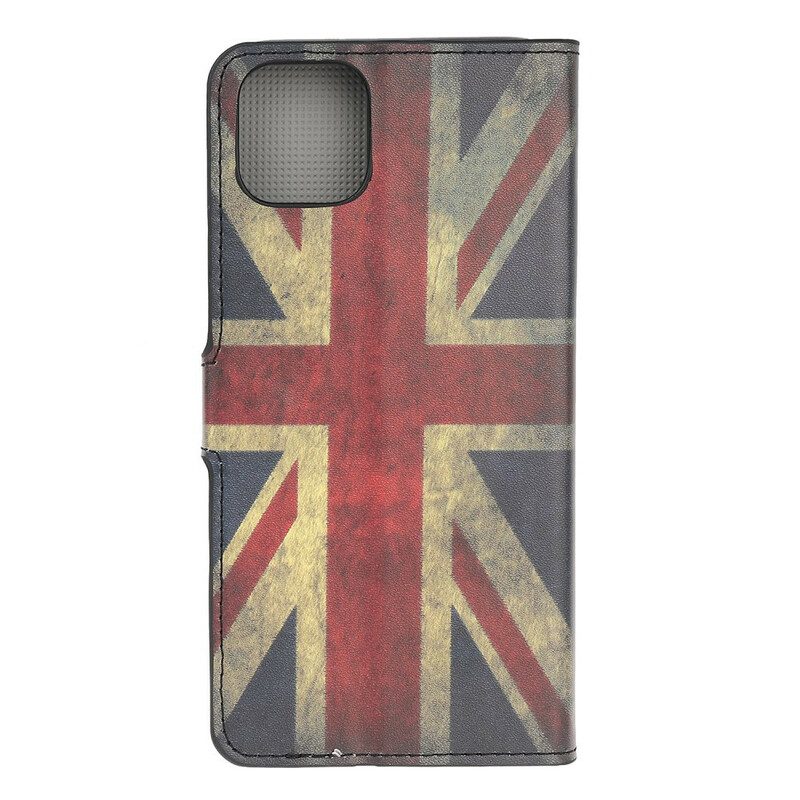 Lederhüllen Für iPhone 12 Mini England-flagge