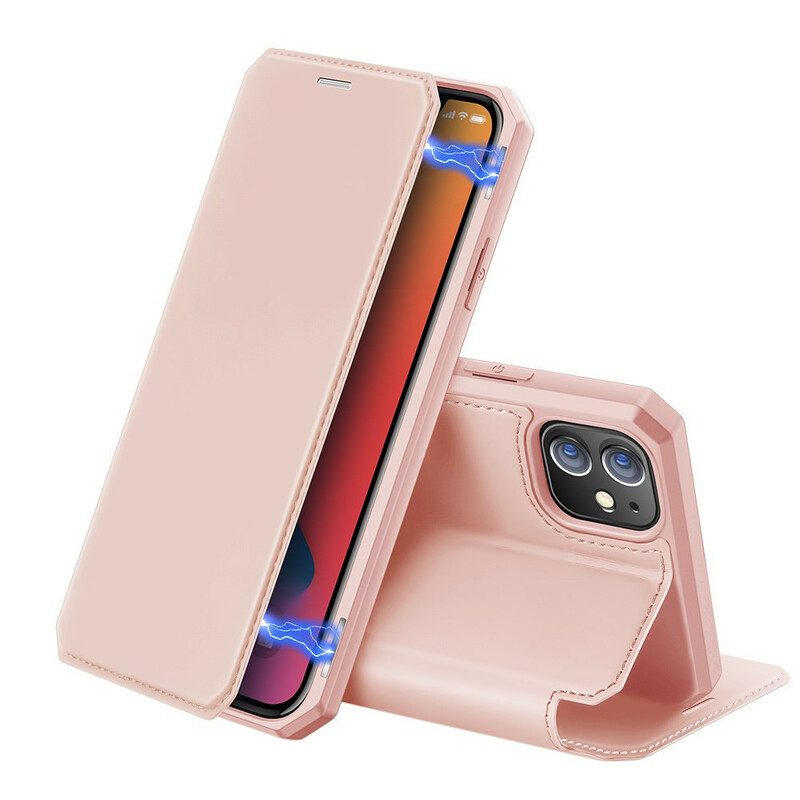 Schutzhülle Für iPhone 12 Mini Flip Case Haut X-serie Dux Ducis