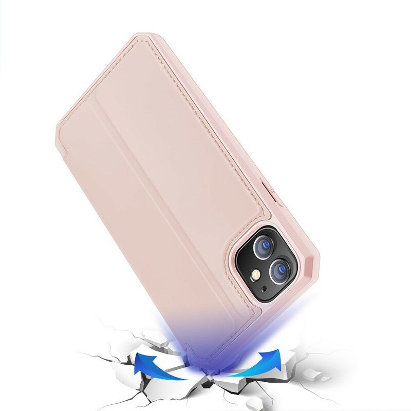 Schutzhülle Für iPhone 12 Mini Flip Case Haut X-serie Dux Ducis