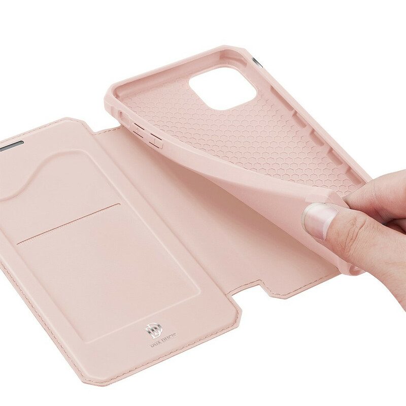 Schutzhülle Für iPhone 12 Mini Flip Case Haut X-serie Dux Ducis