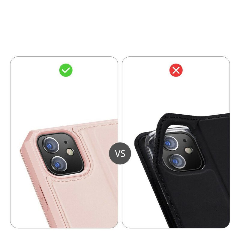 Schutzhülle Für iPhone 12 Mini Flip Case Haut X-serie Dux Ducis