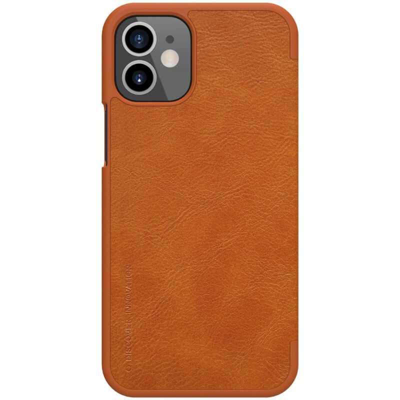 Schutzhülle Für iPhone 12 Mini Flip Case Nillkin Qin-serie