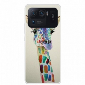 Handyhülle Für Xiaomi Mi 11 Ultra Bunte Giraffe