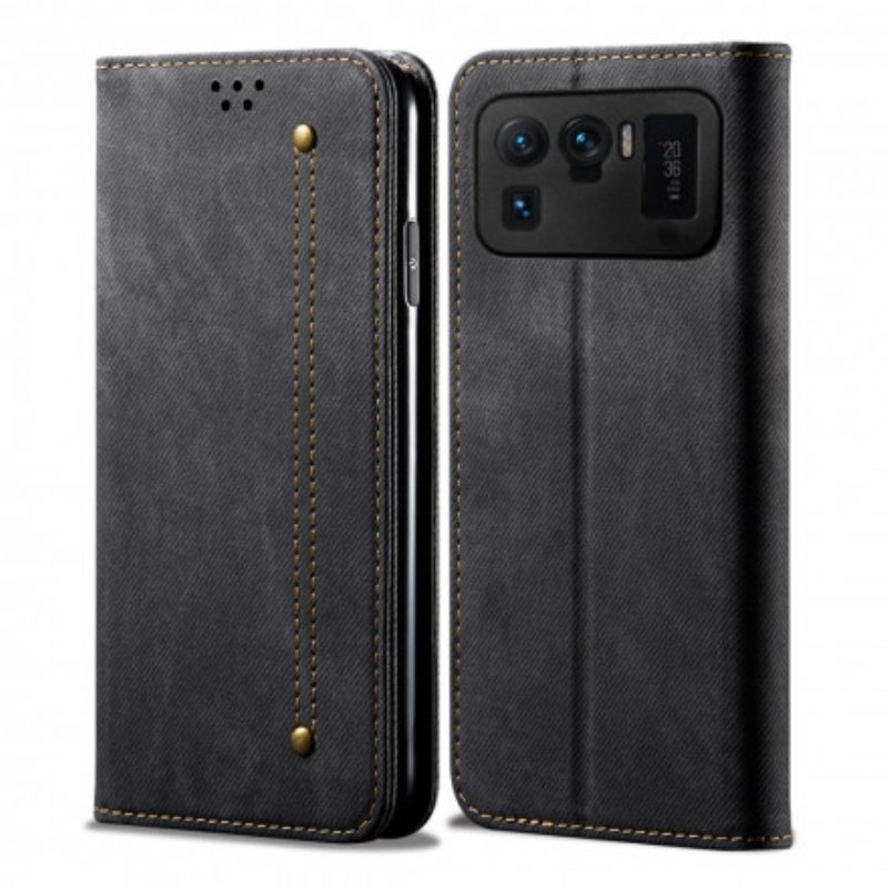 Schutzhülle Für Xiaomi Mi 11 Ultra Flip Case Kunstleder-jeans-textur