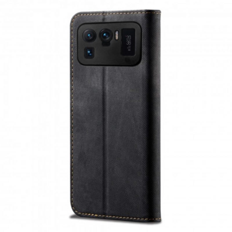 Schutzhülle Für Xiaomi Mi 11 Ultra Flip Case Kunstleder-jeans-textur