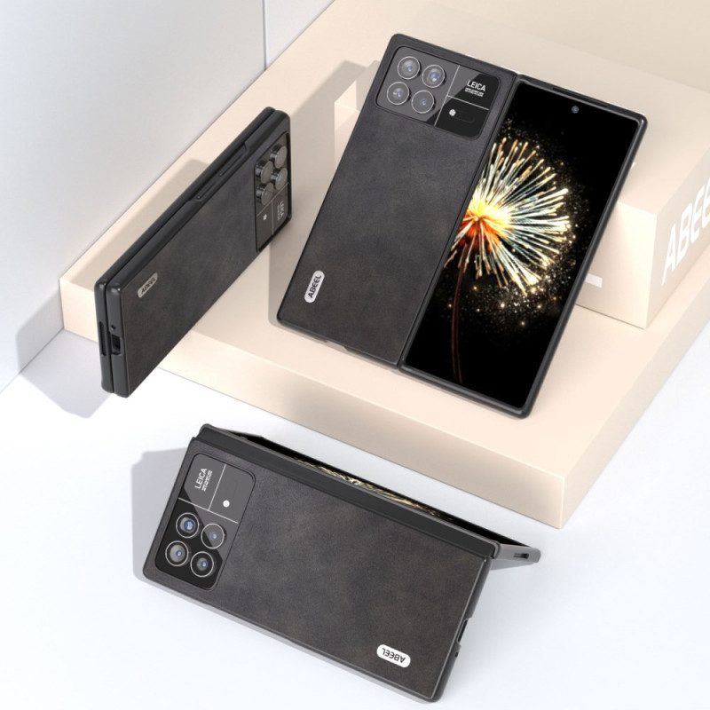 Hülle Xiaomi Mix Fold 3 Abeel Lederstruktur