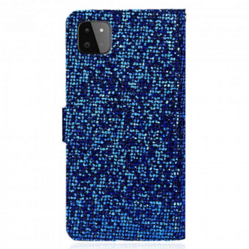 Flip Case Für Samsung Galaxy A22 5G Pailletten-s-design