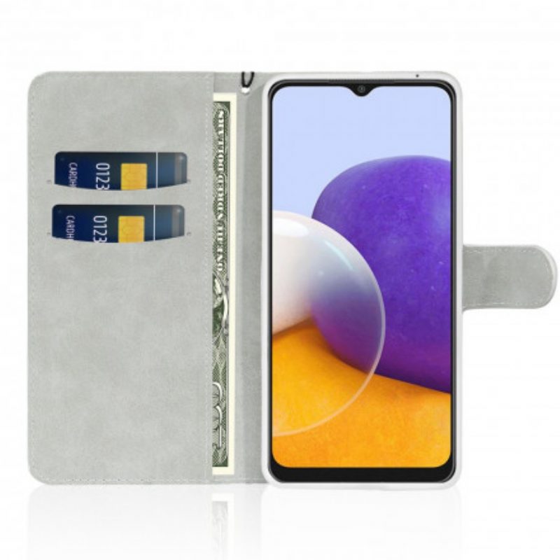 Flip Case Für Samsung Galaxy A22 5G Pailletten-s-design