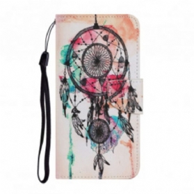 Flip Case Für Samsung Galaxy A22 5G Traumfänger-aquarell