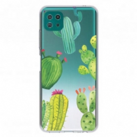 Handyhülle Für Samsung Galaxy A22 5G Aquarellkakteen