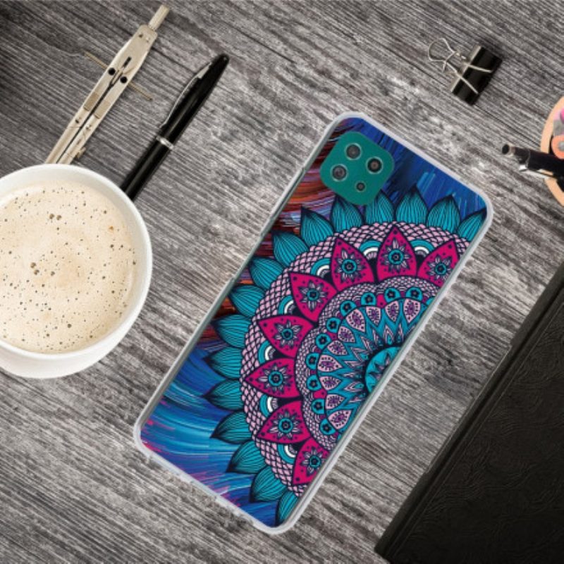 Handyhülle Für Samsung Galaxy A22 5G Buntes Mandala