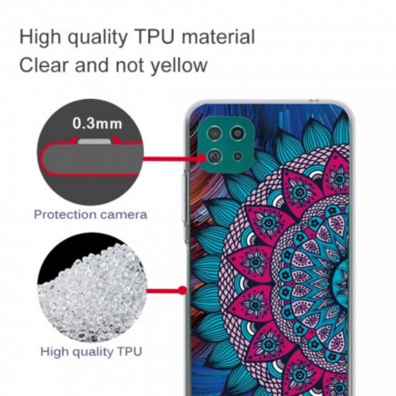 Handyhülle Für Samsung Galaxy A22 5G Buntes Mandala