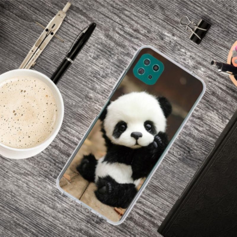 Handyhülle Für Samsung Galaxy A22 5G Flexibler Panda