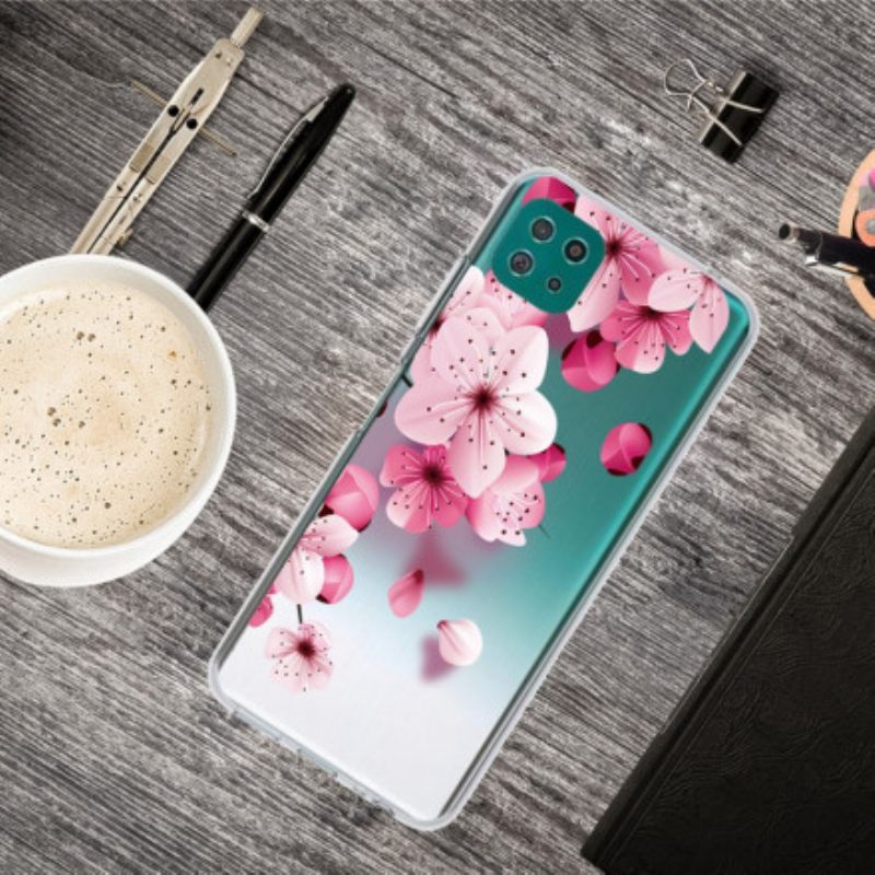 Hülle Für Samsung Galaxy A22 5G Kleine Rosa Blumen