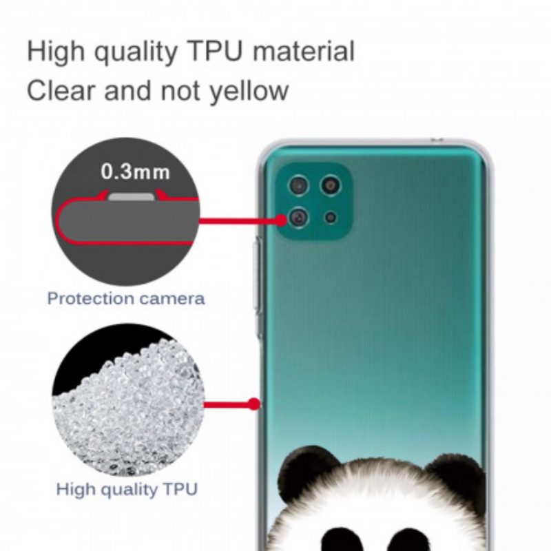 Hülle Für Samsung Galaxy A22 5G Nahtloser Panda