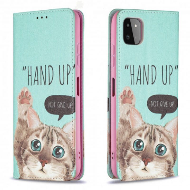 Schutzhülle Für Samsung Galaxy A22 5G Flip Case Hand-up