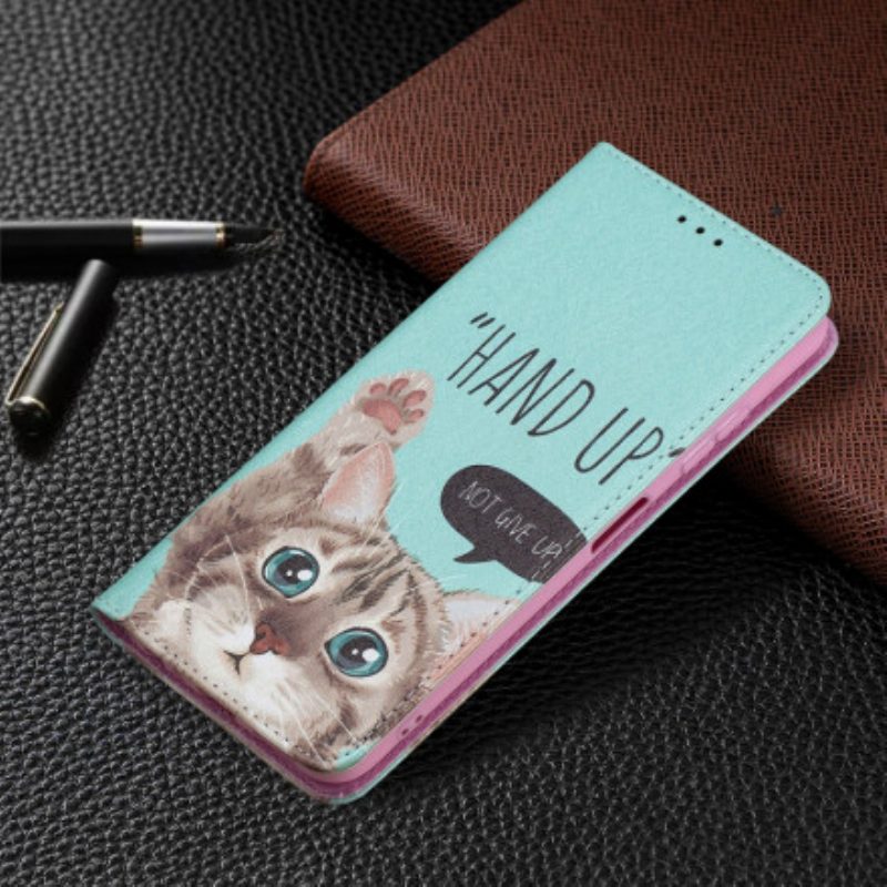 Schutzhülle Für Samsung Galaxy A22 5G Flip Case Hand-up