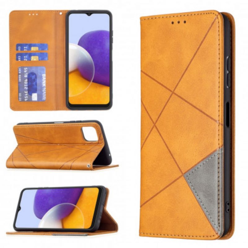 Schutzhülle Für Samsung Galaxy A22 5G Flip Case Künstlerstil