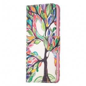 Flip Case Für Xiaomi 13 Aquarellbaum