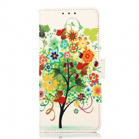 Flip Case Für Xiaomi 13 Blühender Baum