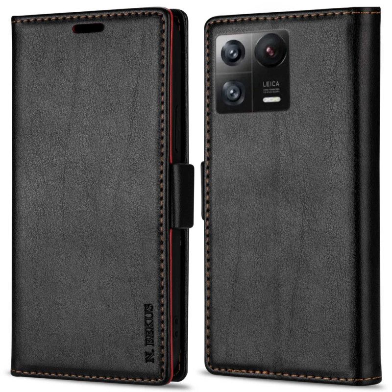 Flip Case Für Xiaomi 13 Ln.bekus Ledereffekt