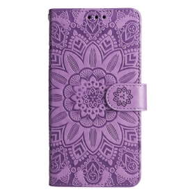 Flip Case Für Xiaomi 13 Mandala-sonne Mit Schlüsselband