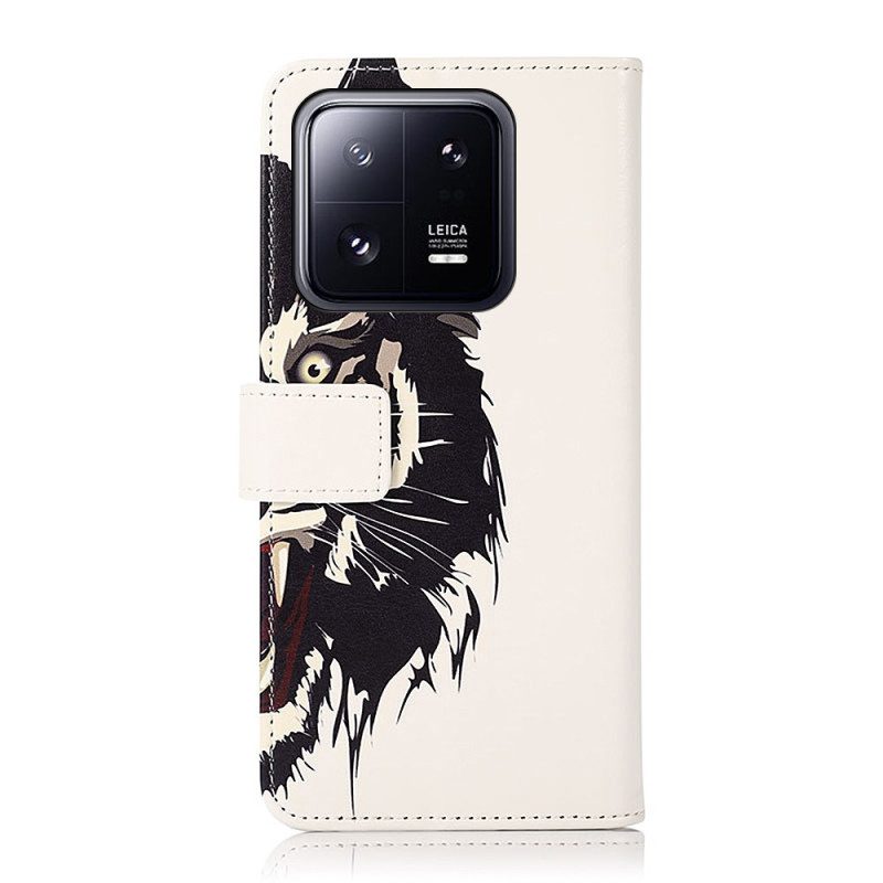 Flip Case Für Xiaomi 13 Wilder Tiger