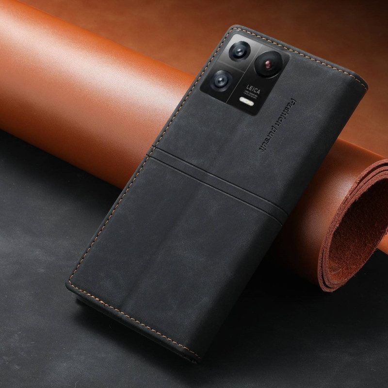 Schutzhülle Für Xiaomi 13 Flip Case Leder-styling