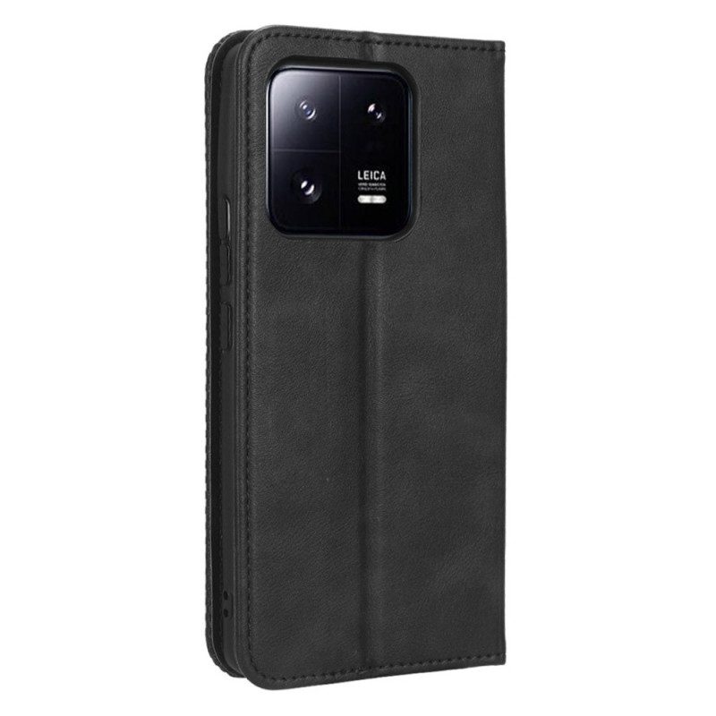 Schutzhülle Für Xiaomi 13 Flip Case Vintage-lederstil