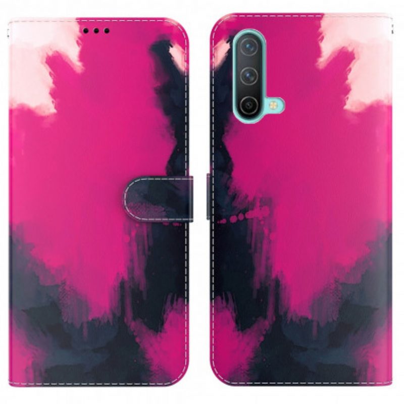 Flip Case Für OnePlus Nord CE 5G Aquarell