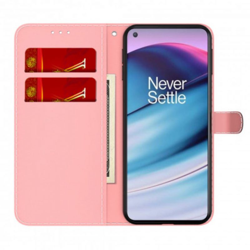 Flip Case Für OnePlus Nord CE 5G Aquarell