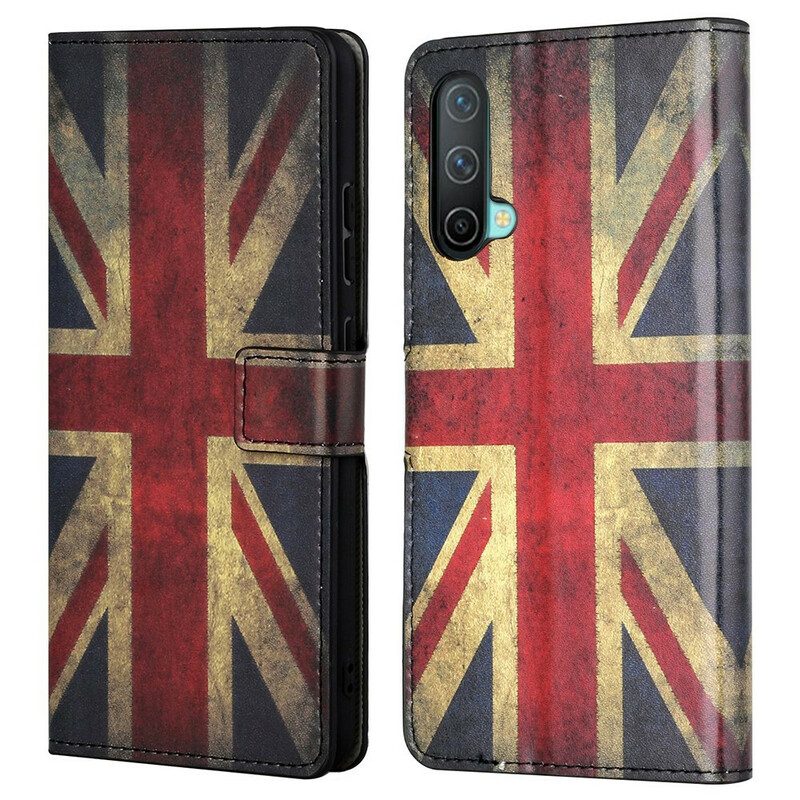 Flip Case Für OnePlus Nord CE 5G England-flagge