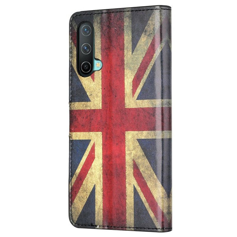 Flip Case Für OnePlus Nord CE 5G England-flagge