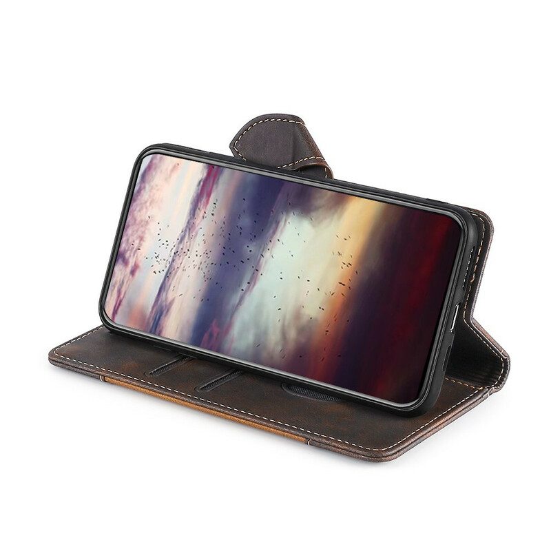 Flip Case Für OnePlus Nord CE 5G Kunstleder Bicolor Stylisch